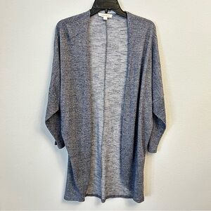 🌟FREE with purchase🌟 Painted Threads - long blue-gray cardigan
